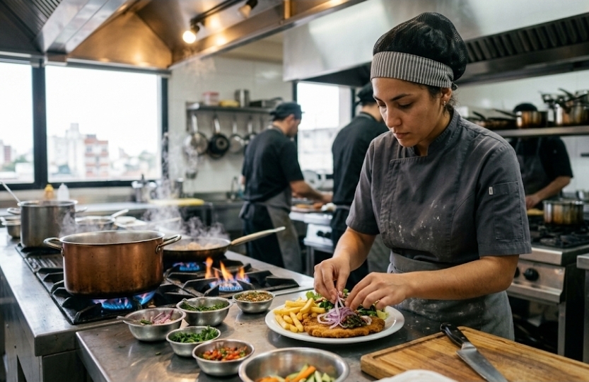 Cocineroa en General San Martín, Argentina Domestiko