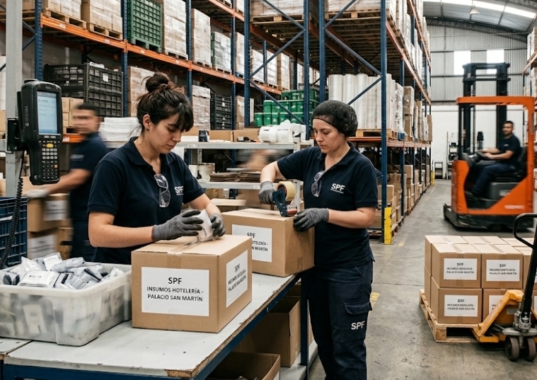 Operario de Logística para Servicios de Hotelería y Distribución